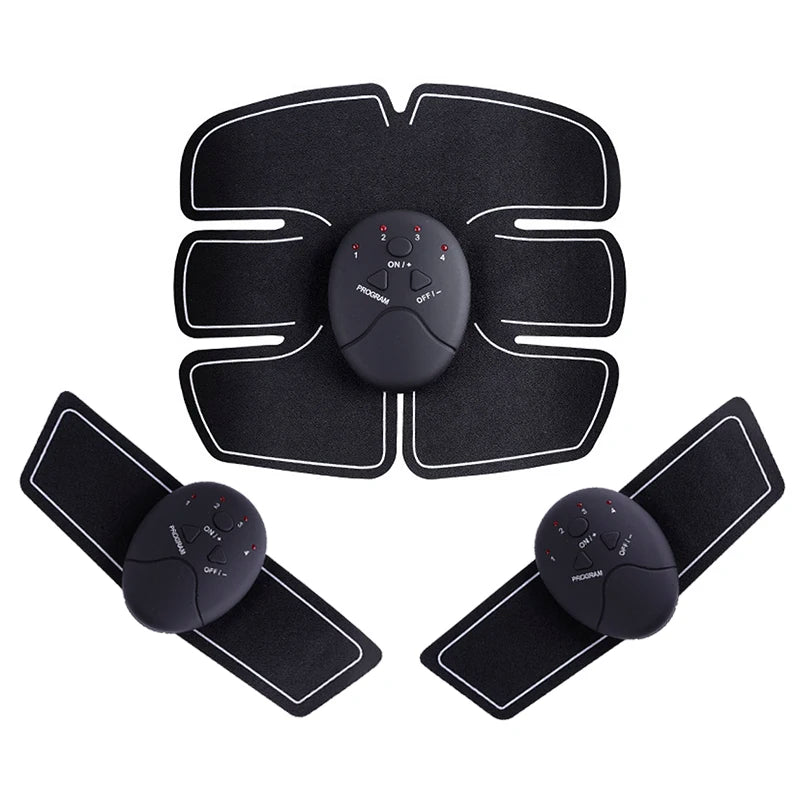 EMS Wireless Muscle Stimulator Trainer Smart Fitness Treinamento Abdominal Adesivos Elétricos para Perda de Peso Massageador Corporal Emagrecedor