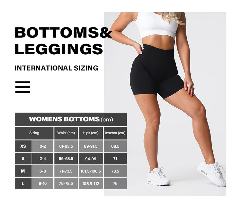 NVGTN Spandex Sólido Sem Costura Shorts Feminino Macio Treino Meias Fitness Roupas Calças de Yoga Roupas de Ginástica