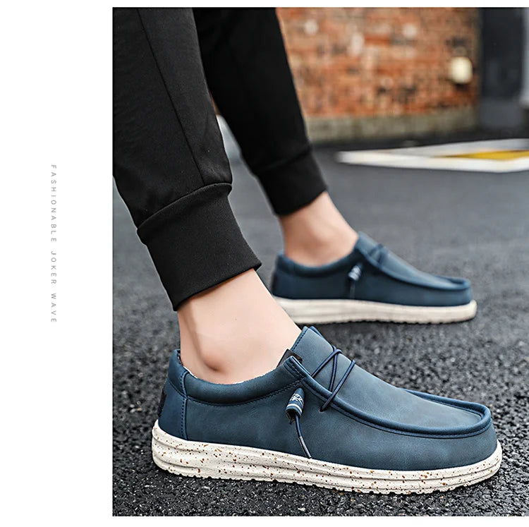 Nova tendência outono azul masculino mocassins sapatos casuais tamanho grande 48 confortável ultraleve elegante sapatos masculinos rasos mocasines hombre