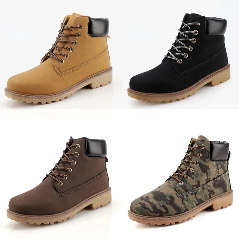 2024 Botas masculinas Novos sapatos de montaria Botas de neve masculinas casuais de cano alto Botas ocidentais da moda Sapatos de alta qualidade Zapatillas De Hombre