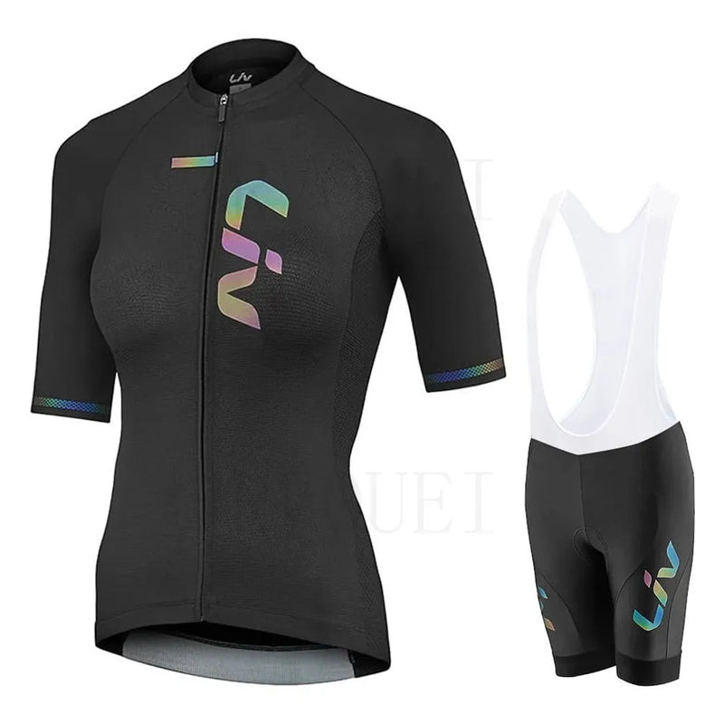 Novo conjunto de camisa de ciclismo Team LIV 2022 Mtb Ropa Mulher Verão Secagem rápida Camisas de BICICLETA Maillot Culotte Wear Spot Delivery