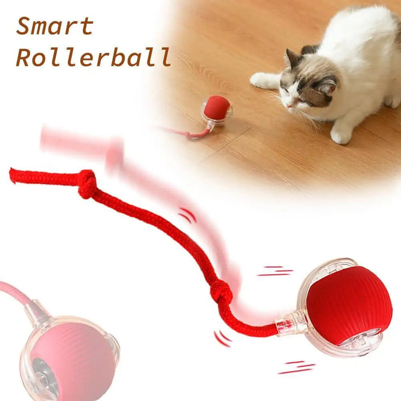 Brinquedo interativo para gatos, bola super drive, bolas rolantes para gatos com sensor de movimento ativado por chilrear de pássaros, brinquedo para provocar gatinhos