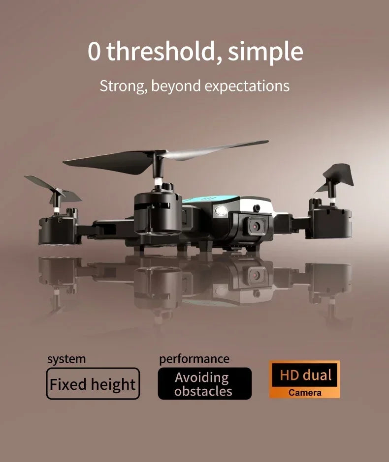 Xiaomi T6 Drone 8k Profissional 4K HD Câmera GPS Evitação de Obstáculos Fotografia Aérea Fluxo Óptico Quadricóptero Dobrável Presente 1KM