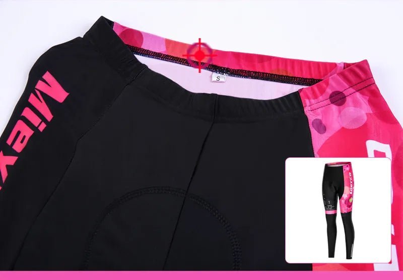 Calças de ciclismo femininas leggings longas ciclismo respirável mtb mountain bicicleta collants com 5D gel acolchoado calças ciclismo roupas